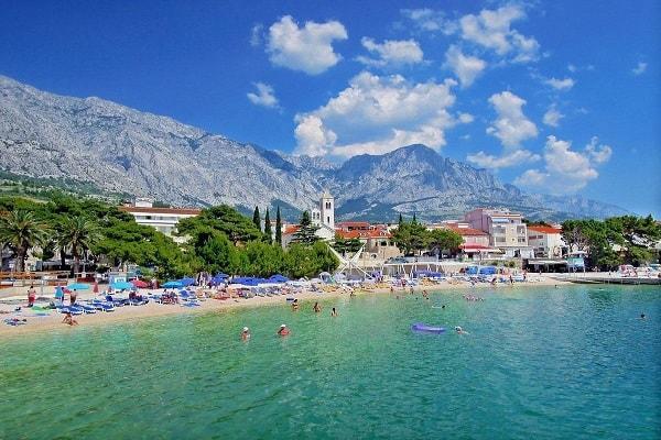 Apartment House Aria Baška Voda Kültér fotó